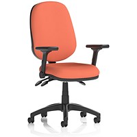 Eclipse Plus III Lever Task Operator Chair, Folding Arms, Quest Crab