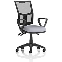 Eclipse Plus III Mesh Back Lever Task Operator Chair, Fixed Height Arms, Quest Shell
