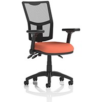 Eclipse Plus III Mesh Back Lever Task Operator Chair, Folding Arms, Quest Crab
