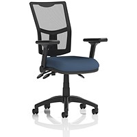 Eclipse Plus III Mesh Back Lever Task Operator Chair, Folding Arms, Quest Whelk