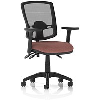 Eclipse Plus III Deluxe Mesh Back Lever Task Operator Chair, Height Adjustable Arms, Rivet Forge Eclipse Plus III Deluxe Mesh Back Lever Task Operator Chair, Height Adjustable Arms, Rivet Forge