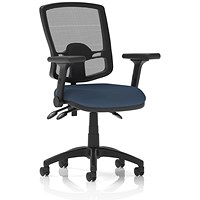 Eclipse Plus III Deluxe Mesh Back Lever Task Operator Chair, Folding Arms, Quest Whelk