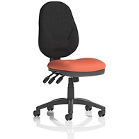 Eclipse Plus XL Black Back Lever Task Operator Chair, Quest Crab