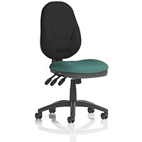 Eclipse Plus XL Black Back Lever Task Operator Chair, Quest Kelp
