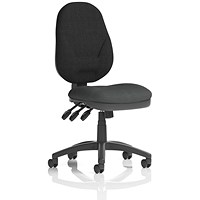 Eclipse Plus XL Black Back Lever Task Operator Chair, Quest Mussel