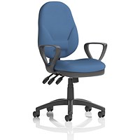 Eclipse Plus XL Lever Task Operator Chair, Fixed Height Arms, Quest Limpet