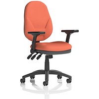 Eclipse Plus XL Lever Task Operator Chair, Folding Arms, Quest Crab