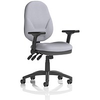 Eclipse Plus XL Lever Task Operator Chair, Folding Arms, Quest Shell