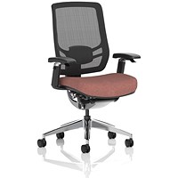 Ergo Click Mesh Back Chair, Height Adjustable Arms, Rivet Forge