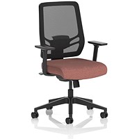 Ergo Twist Mesh Back Ergonomic Task Operator Office Chair, Height Adjustable Arms, Seat Rivet Forge