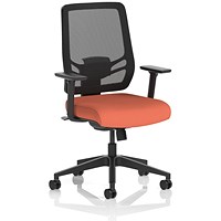Ergo Twist Mesh Back Ergonomic Task Operator Office Chair, Height Adjustable Arms, Seat Quest Crab