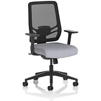 Ergo Twist Mesh Back Ergonomic Task Operator Office Chair, Height Adjustable Arms, Seat Quest Shell