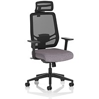 Ergo Twist Mesh Back Ergonomic Task Operator Office Chair With Headrest, Height Adjustable Arms, Rivet Fuse Ergo Twist Mesh Back Ergonomic Task Operator Office Chair With Headrest, Height Adjustable Arms, Rivet Fuse