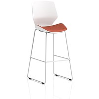 Florence White Frame High Stool, Quest Crab