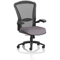 Houston Heavy Duty Mesh Back Task Operator Chair, Folding Arms, Rivet Fuse