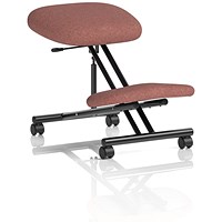 Kneeling Stool, Black Frame, Rivet Forge