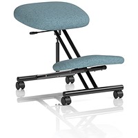 Kneeling Stool, Black Frame, Rivet Quench