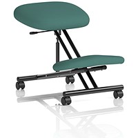 Kneeling Stool, Black Frame, Quest Kelp