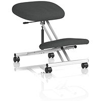 Kneeling Stool, Silver Frame, Quest Mussel