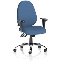 Lisbon Task Operator Chair, Height Adjustable Arms, Quest Limpet