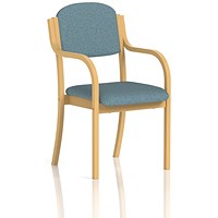 Madrid Visitor Chair, With Arms, Rivet Quench