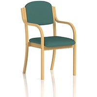 Madrid Visitor Chair, With Arms, Quest Kelp