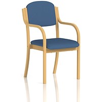 Madrid Visitor Chair, With Arms, Quest Limpet