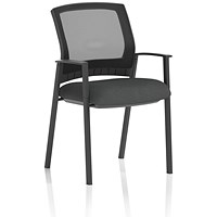 Metro Mesh Back Visitor Chair, Quest Mussel