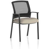 Metro Mesh Back Visitor Chair, Quest Salt