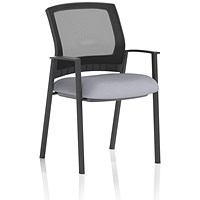 Metro Mesh Back Visitor Chair, Quest Shell