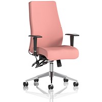 Onyx Ergo Posture Chair, Height Adjustable Arms, Quest Shrimp