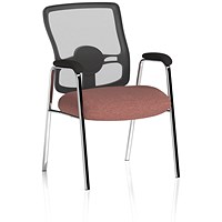 Portland Mesh Back Visitor Chair, Rivet Forge