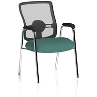 Portland Mesh Back Visitor Chair, Quest Kelp