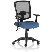 Portland II Mesh Back Chair, Height Adjustable Arms, Quest Limpet