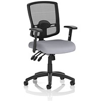 Portland III Mesh Back Chair, Height Adjustable Arms, Quest Shell