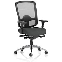 Regent High Mesh Back Ergonomic Task Operator Chair, Height Adjustable Arms, Quest Mussel
