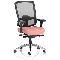 Regent High Mesh Back Ergonomic Task Operator Chair, Height Adjustable Arms, Quest Shrimp