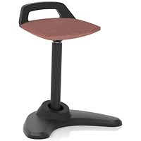 Spry Stool, Black Frame, Rivet Forge