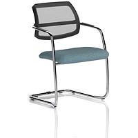 Swift Cantilever Visitor Chair, Rivet Quench