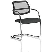Swift Cantilever Visitor Chair, Quest Mussel