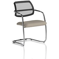 Swift Cantilever Visitor Chair, Quest Salt