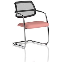 Swift Cantilever Visitor Chair, Quest Shrimp
