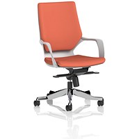 Xenon Executive Medium Back Chair, Fixed Height Arms, Quest Crab