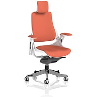 Zure Executive Chair With Headrest, Height Adjustable Arms, Quest Crab