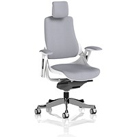 Zure Executive Chair With Headrest, Height Adjustable Arms, Quest Shell