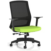 Ventra Mesh Back Task Operator Chair, Height Adjustable Arms, Myrrh Green