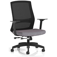 Ventra Mesh Back Task Operator Chair, Height Adjustable Arms, Rivet Fuse