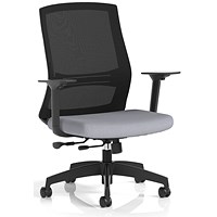 Ventra Mesh Back Task Operator Chair, Height Adjustable Arms, Quest Shell