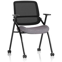 Capra Mesh Back Folding Training Chair, Rivet Fuse