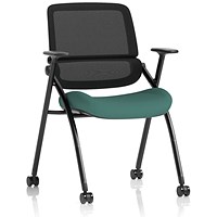 Capra Mesh Back Folding Training Chair, Quest Kelp